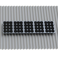 Дешевые панели солнечных батарей система крепления Асбестовой плитки крыши Л ноги решение